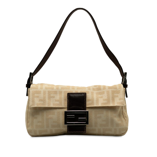 Luxury FendiZucca Canvas Baguette (SHG-fAm0zf)