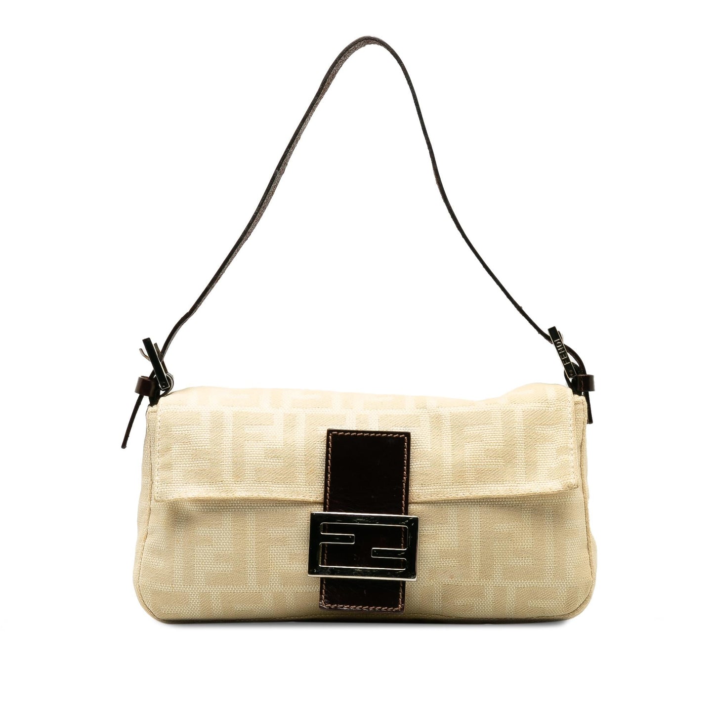 Luxury FendiZucca Canvas Baguette (SHG-mbKpsC)