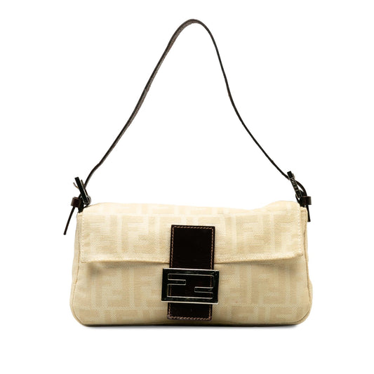 Luxury FendiZucca Canvas Baguette (SHG-mbKpsC)