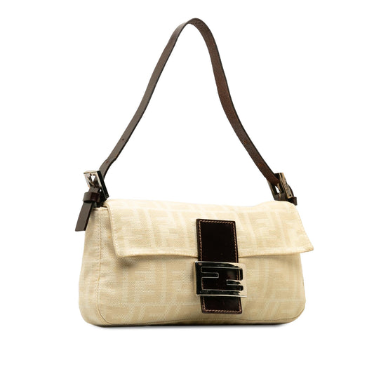 Luxury FendiZucca Canvas Baguette (SHG-mbKpsC)