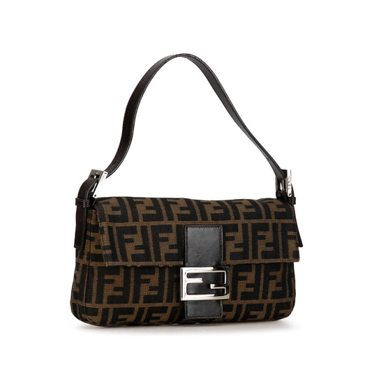 Luxury FendiZucca Canvas Baguette (SHG-AQHo7D)