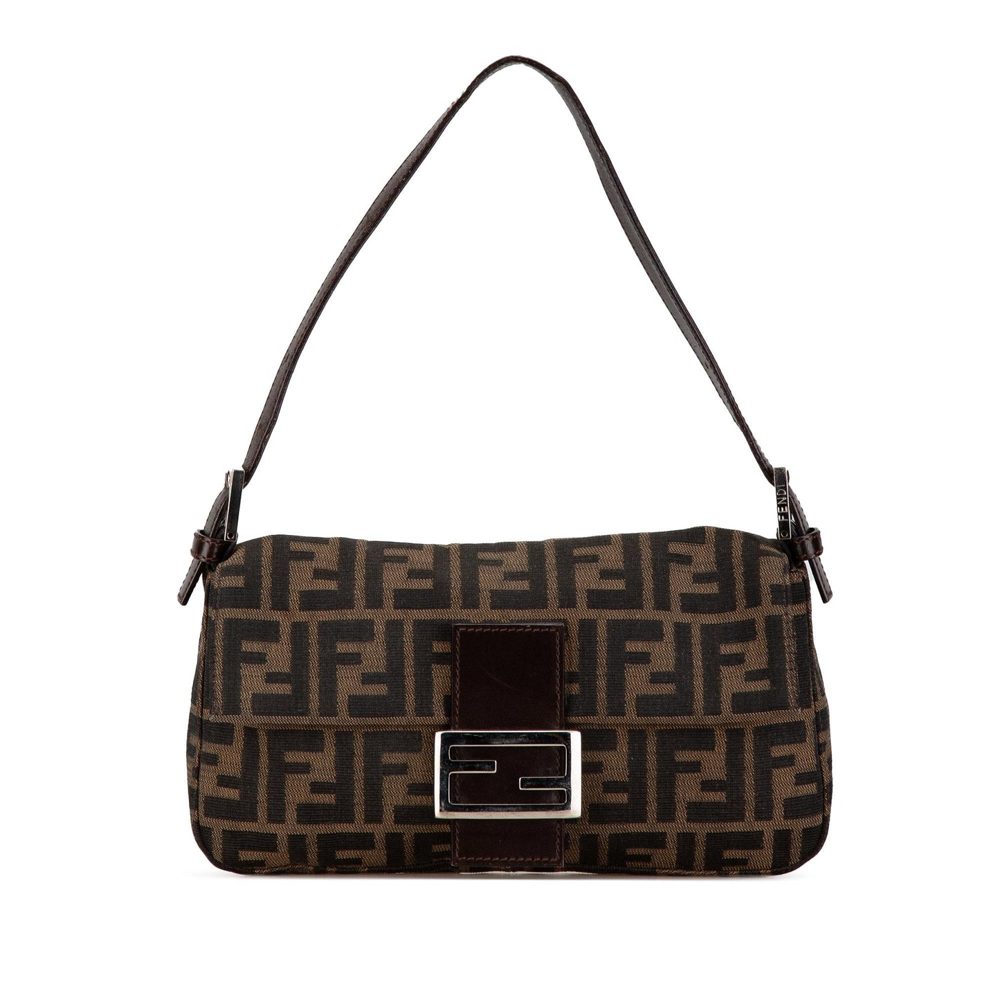 Luxury FendiZucca Canvas Baguette (SHG-gVALkA)