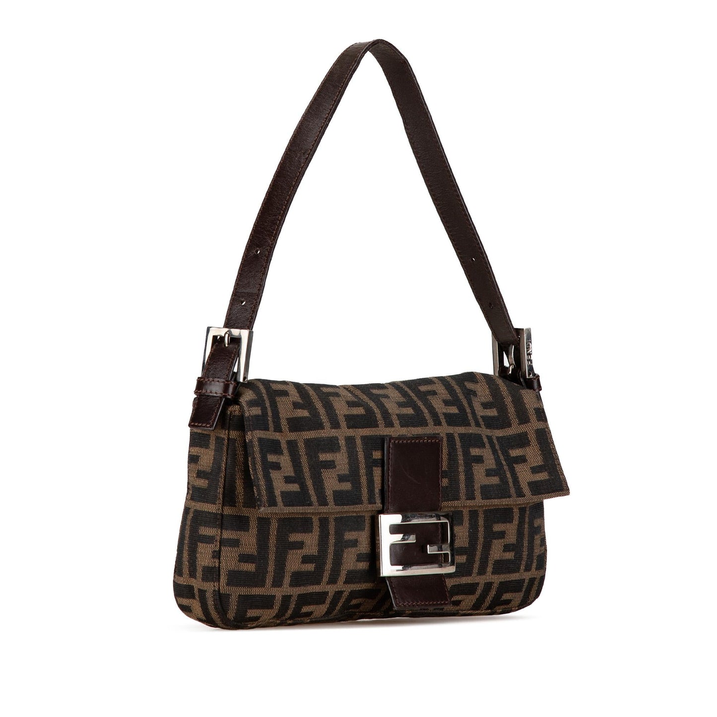 Luxury FendiZucca Canvas Baguette (SHG-gVALkA)