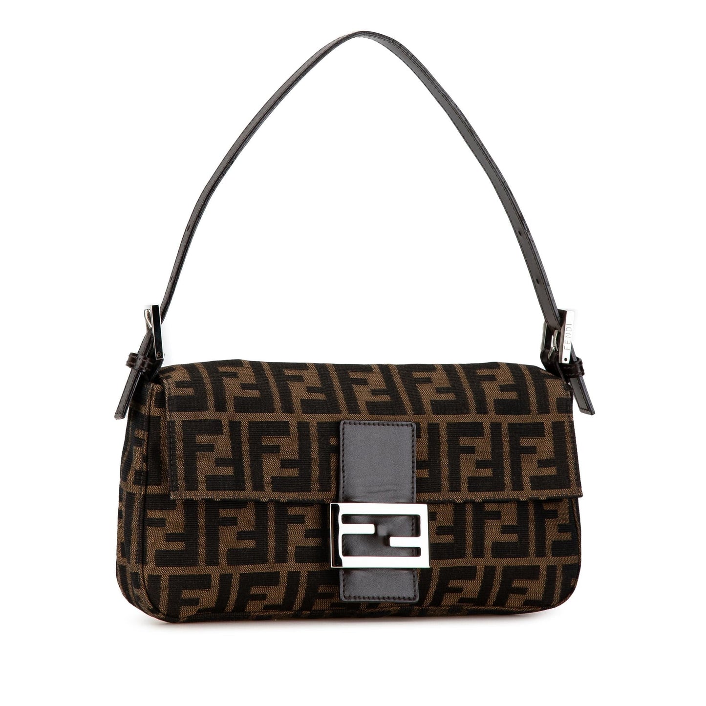 Luxury FendiZucca Canvas Baguette (SHG-MqP0Ux)