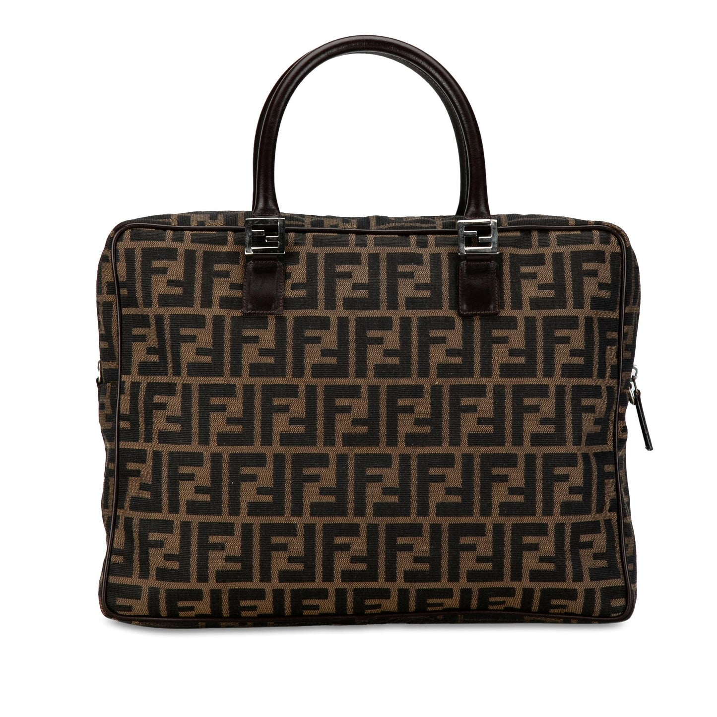 Luxury FendiZucca Canvas Business Bag (SHG-zFTp7m)
