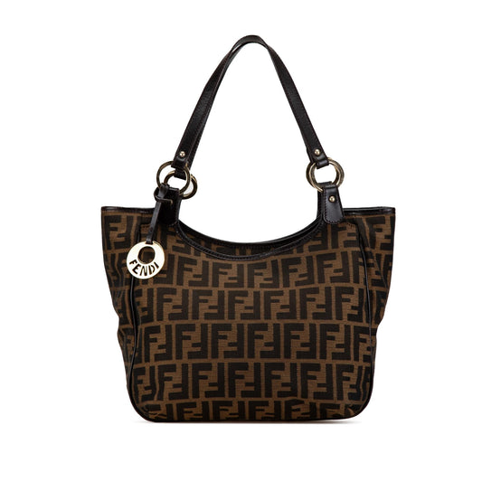 Luxury FendiZucca Canvas Chef Tote (SHG-6Cg0kv)