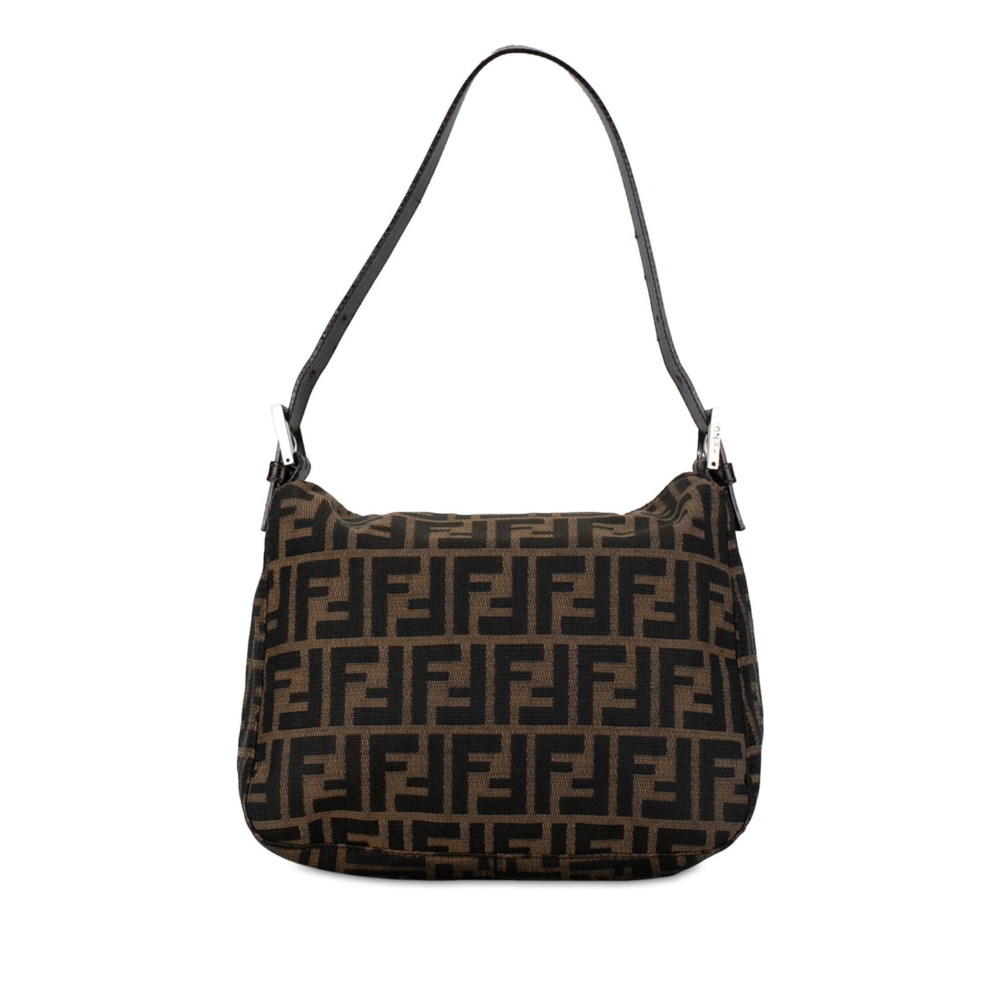 Luxury FendiZucca Canvas Double Flap Mamma (SHG-mRD6kN)