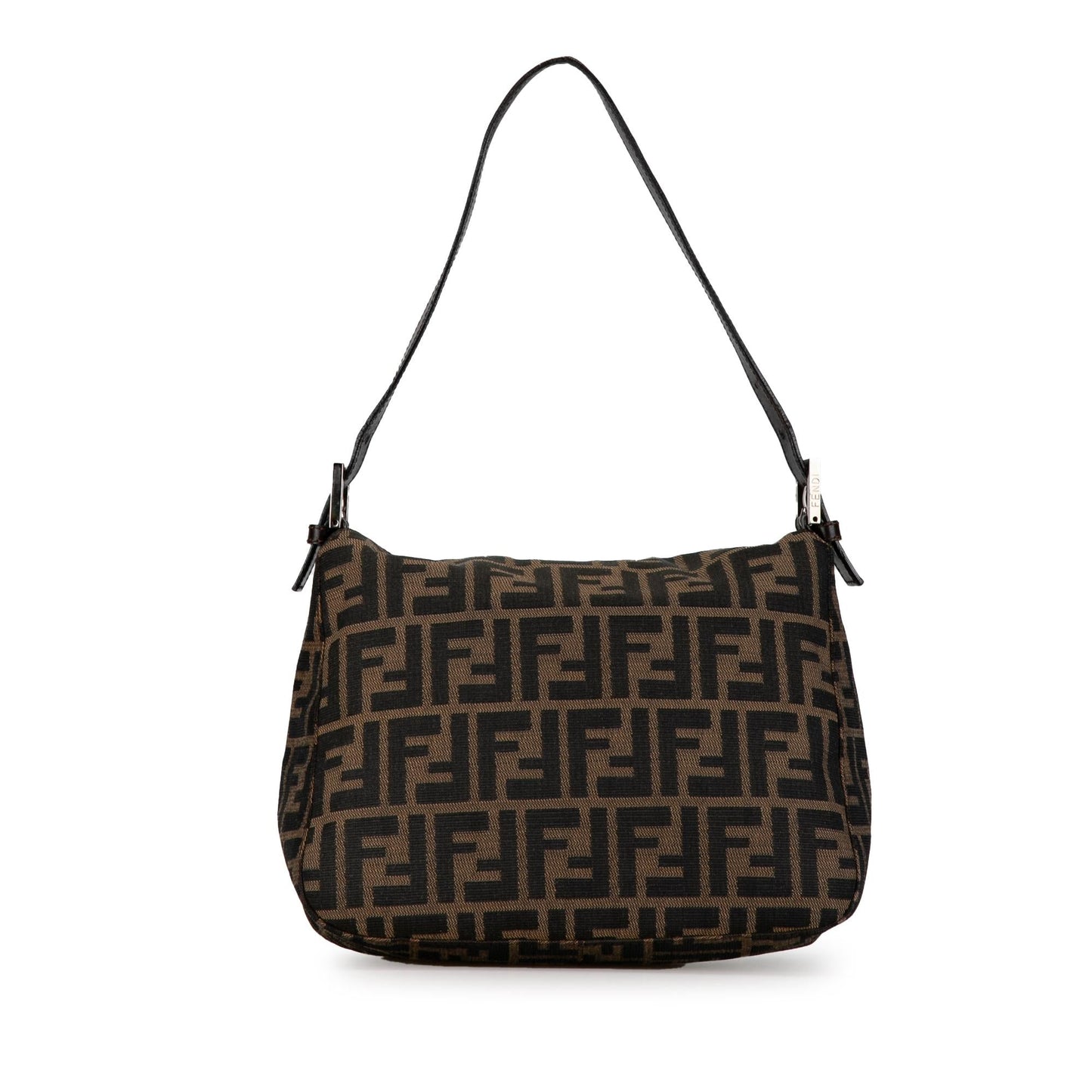 Luxury FendiZucca Canvas Double Flap Mamma (SHG-JALFTi)