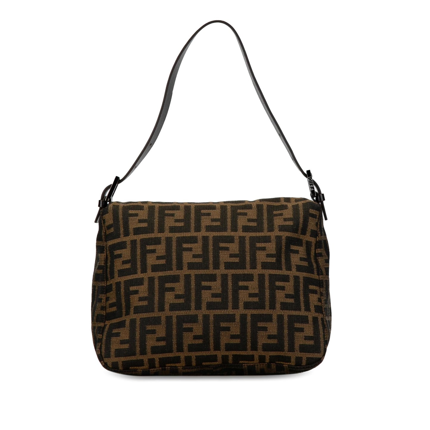 Luxury FendiZucca Canvas Double Flap Mamma (SHG-fbbxxj)