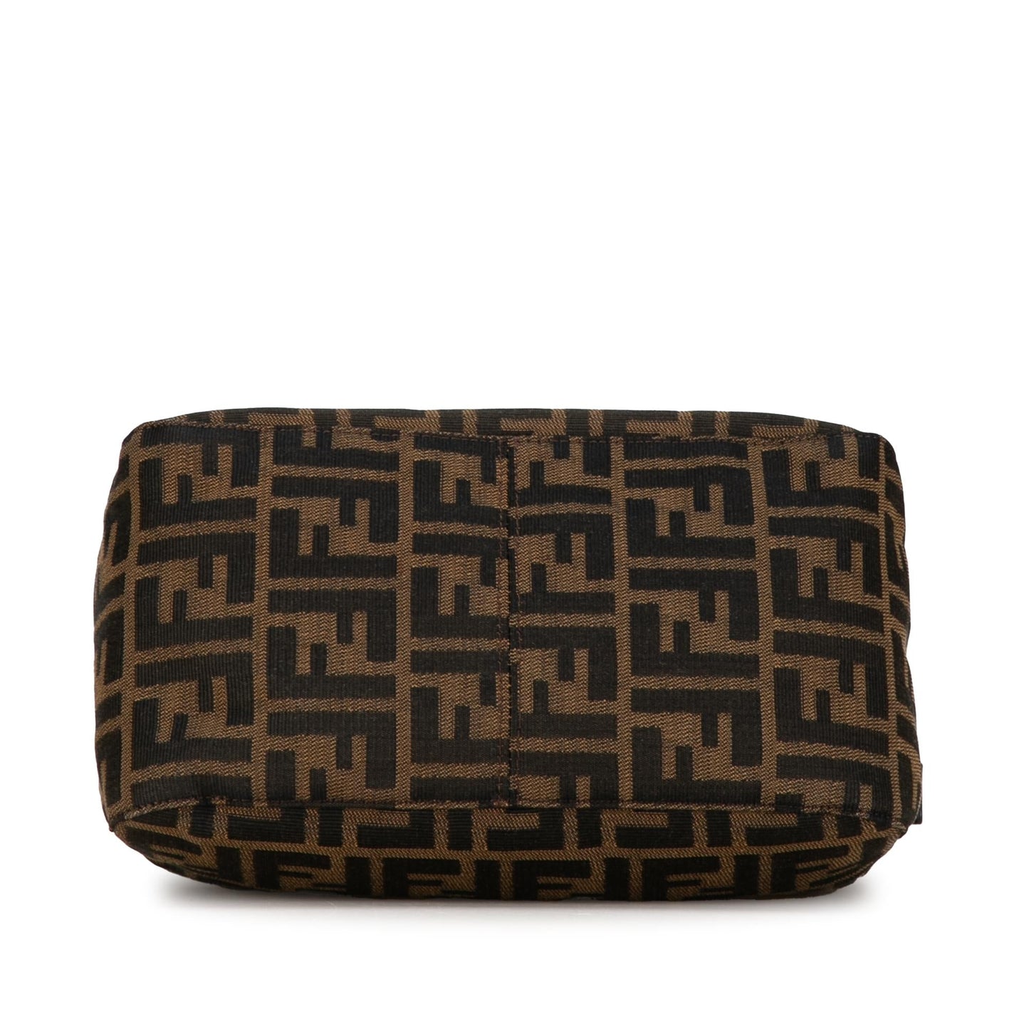 Luxury FendiZucca Canvas Double Flap Shoulder Bag (SHG-BZYeGl)