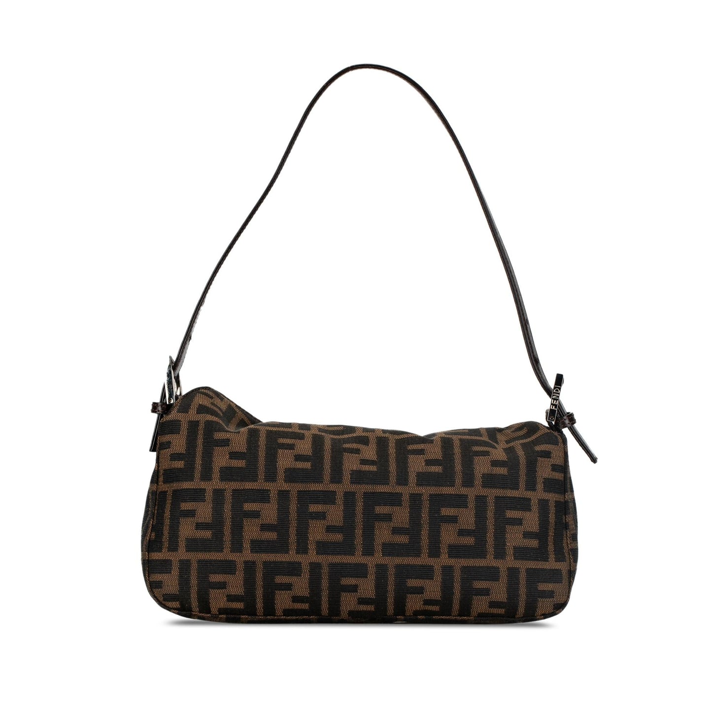 Luxury FendiZucca Canvas Double Flap Shoulder Bag (SHG-k4mhEM)