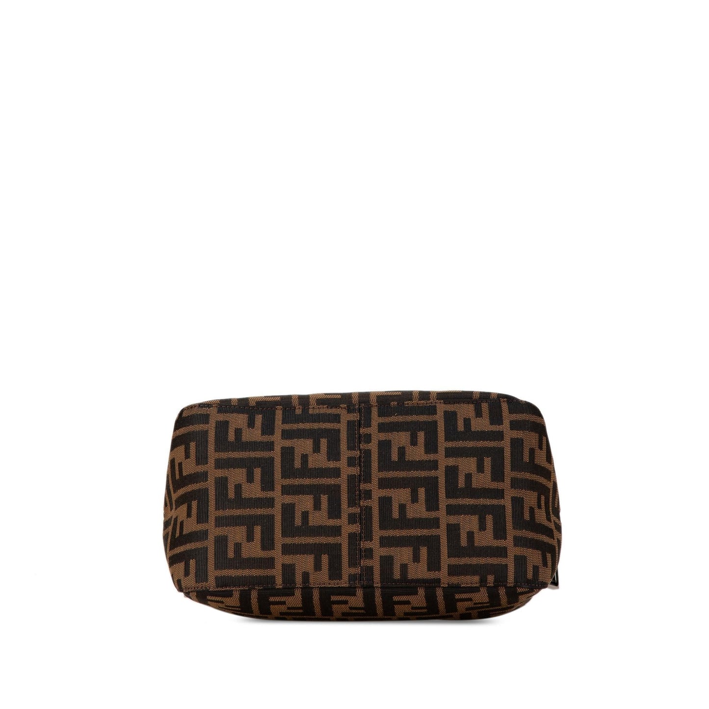 Luxury FendiZucca Canvas Double Flap Shoulder Bag (SHG-5160t3)