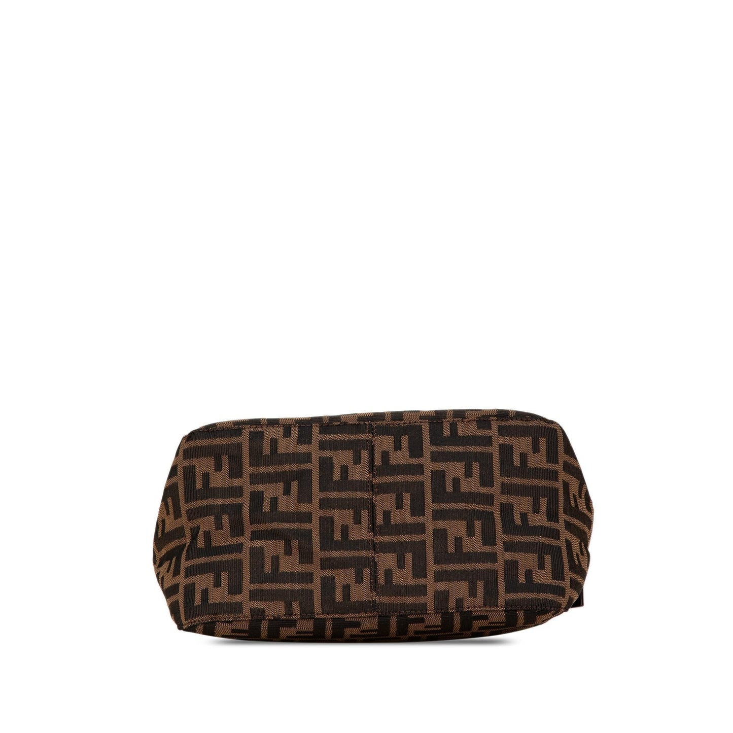 Luxury FendiZucca Canvas Double Flap Shoulder Bag (SHG-ulez5F)