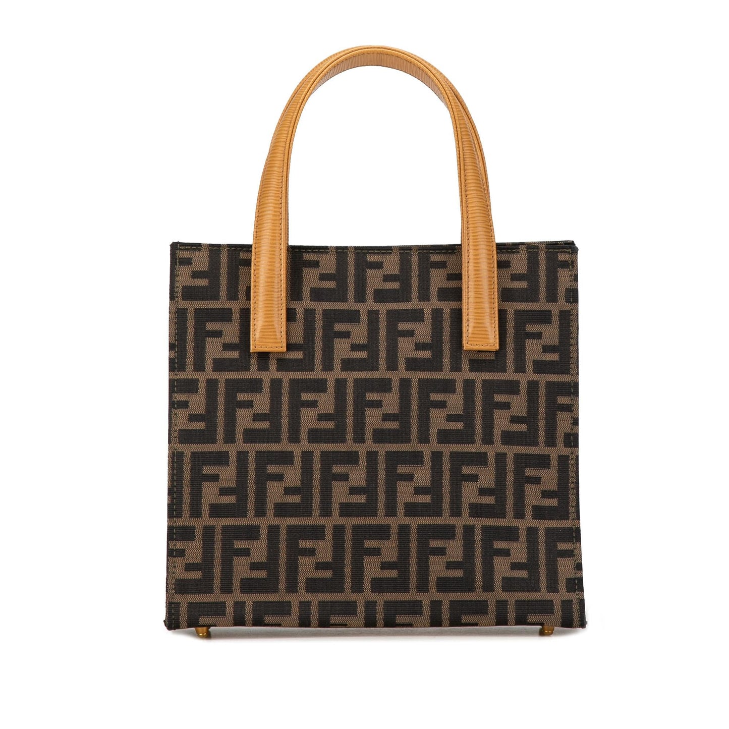 Luxury FendiZucca Canvas Front Pocket Tote (SHG-Ms185y)