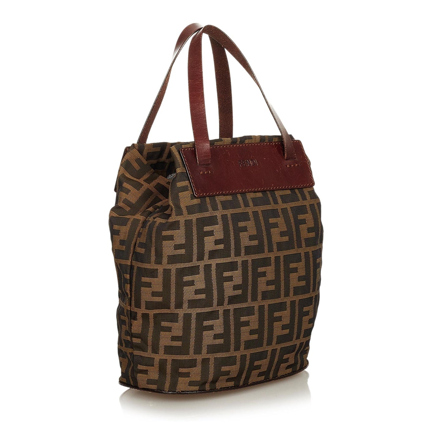 Luxury FendiZucca Canvas Handbag (SHG-26292)