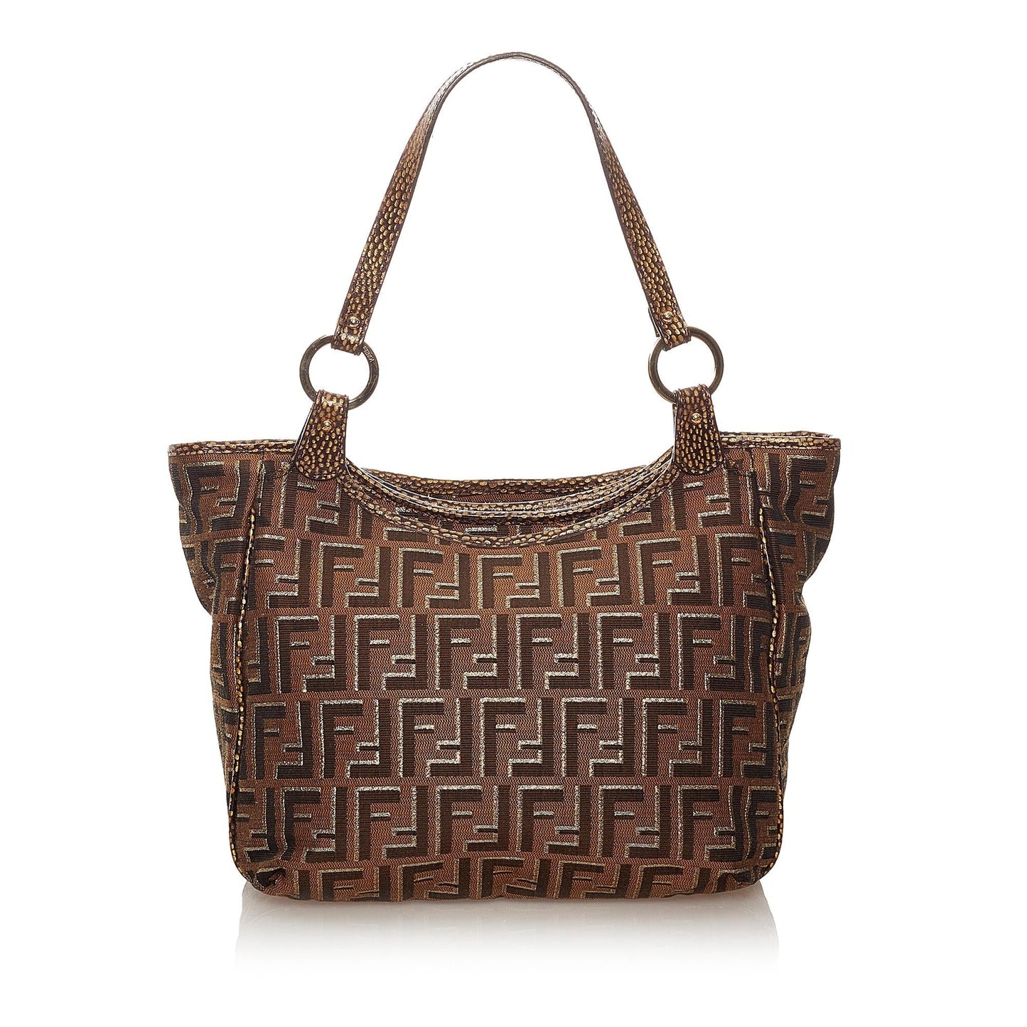 Luxury FendiZucca Canvas Handbag (SHG-27465)