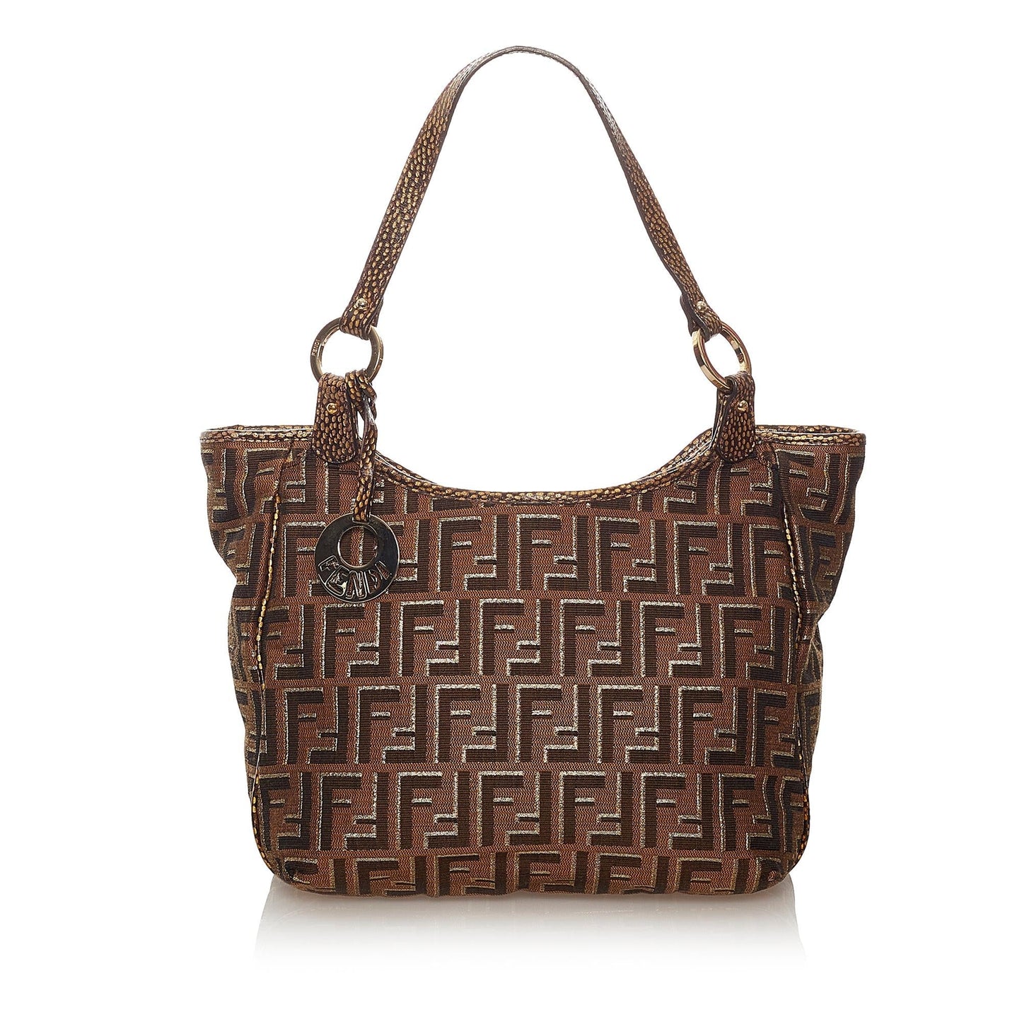 Luxury FendiZucca Canvas Handbag (SHG-27465)