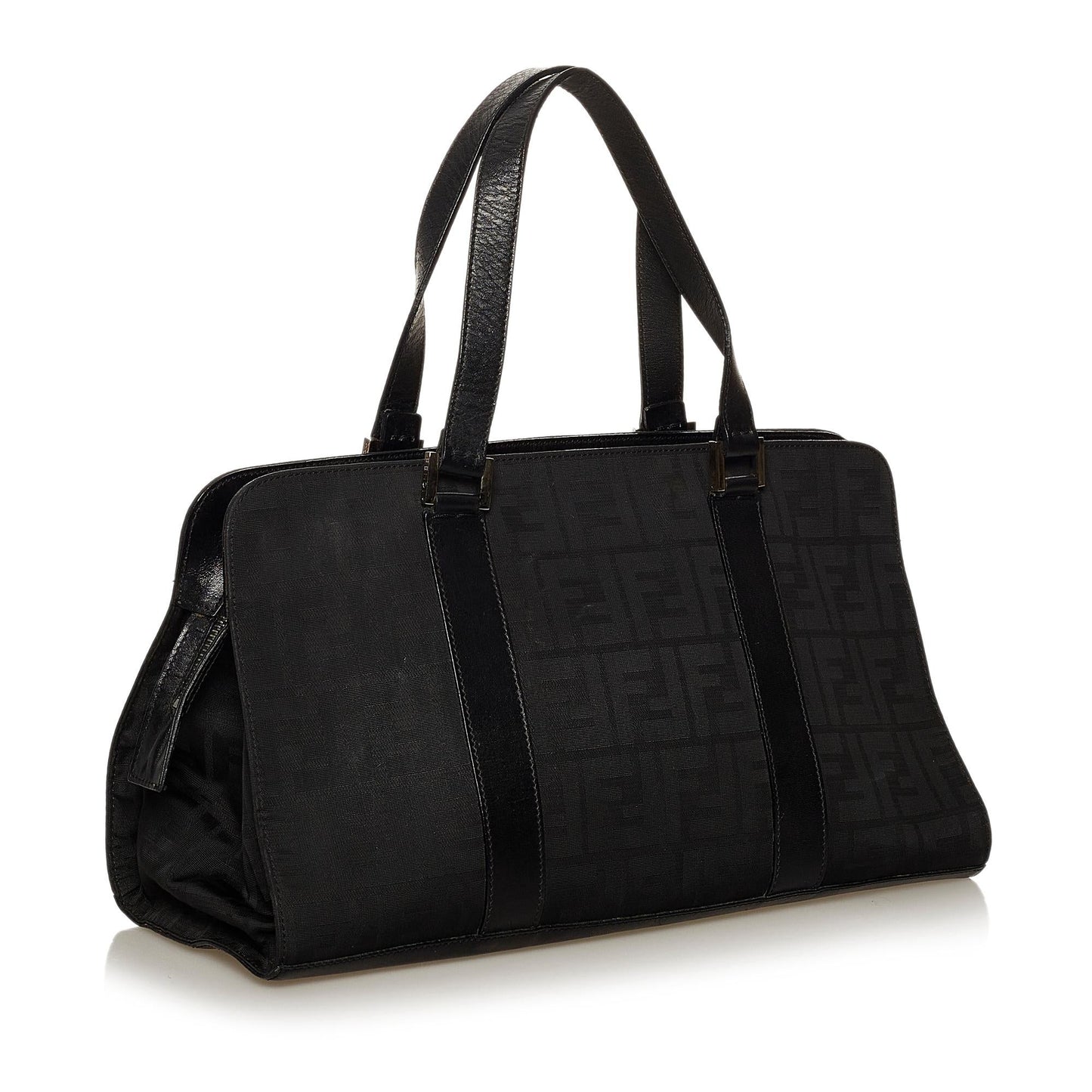 Luxury FendiZucca Canvas Handbag (SHG-28503)