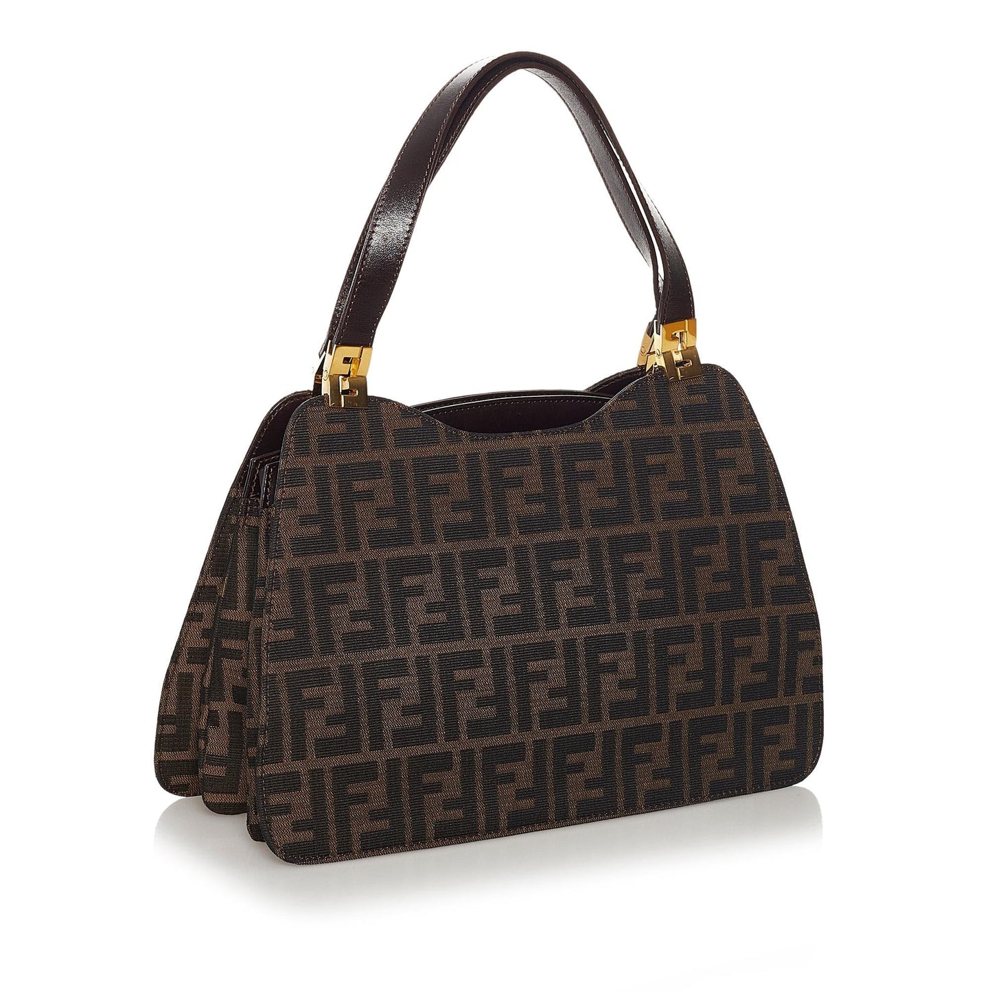 Luxury FendiZucca Canvas Handbag (SHG-34090)