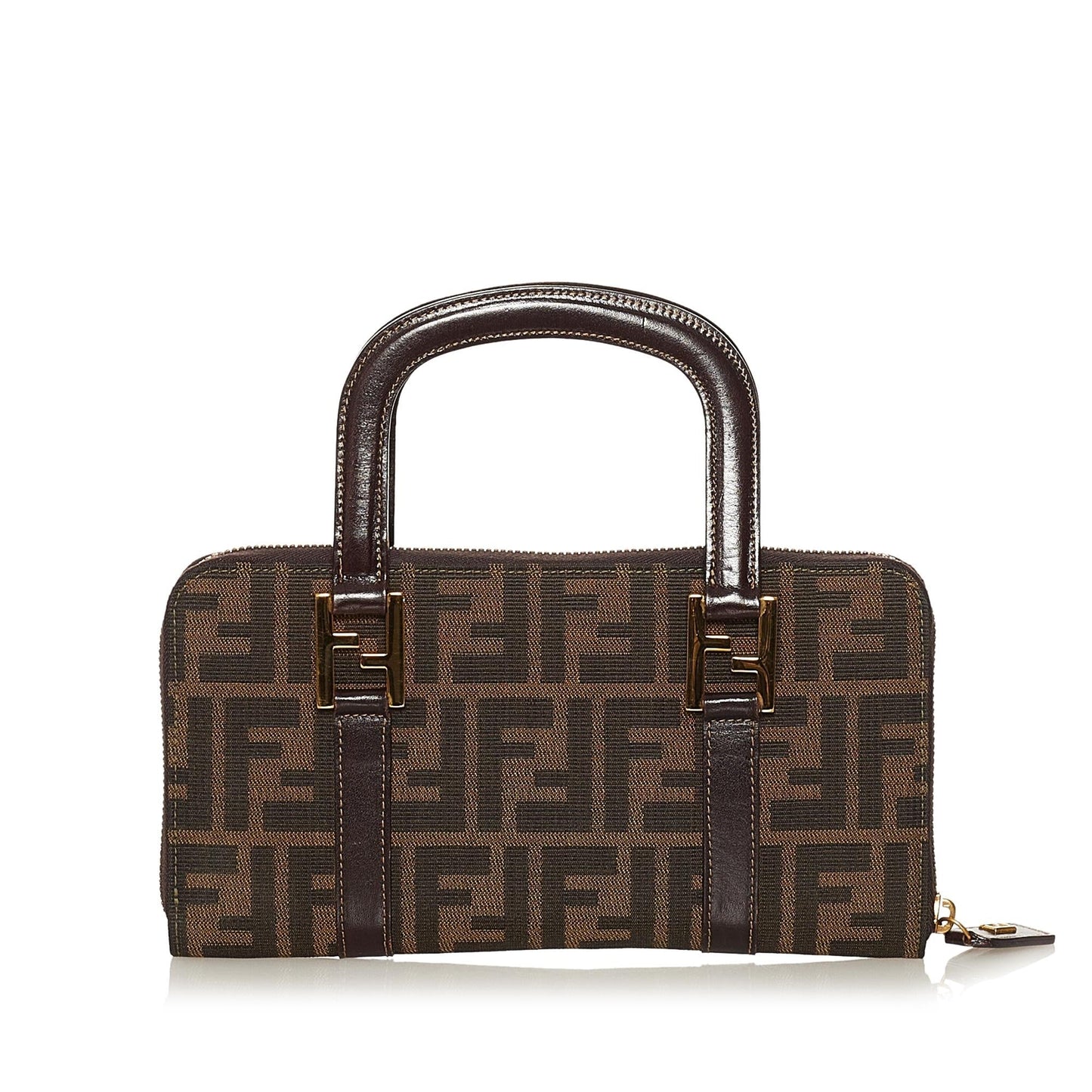 Luxury FendiZucca Canvas Handbag (SHG-34608)