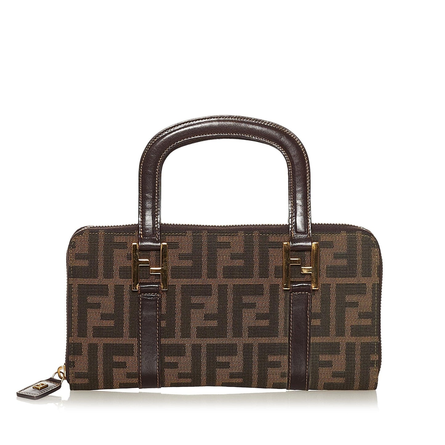Luxury FendiZucca Canvas Handbag (SHG-34608)