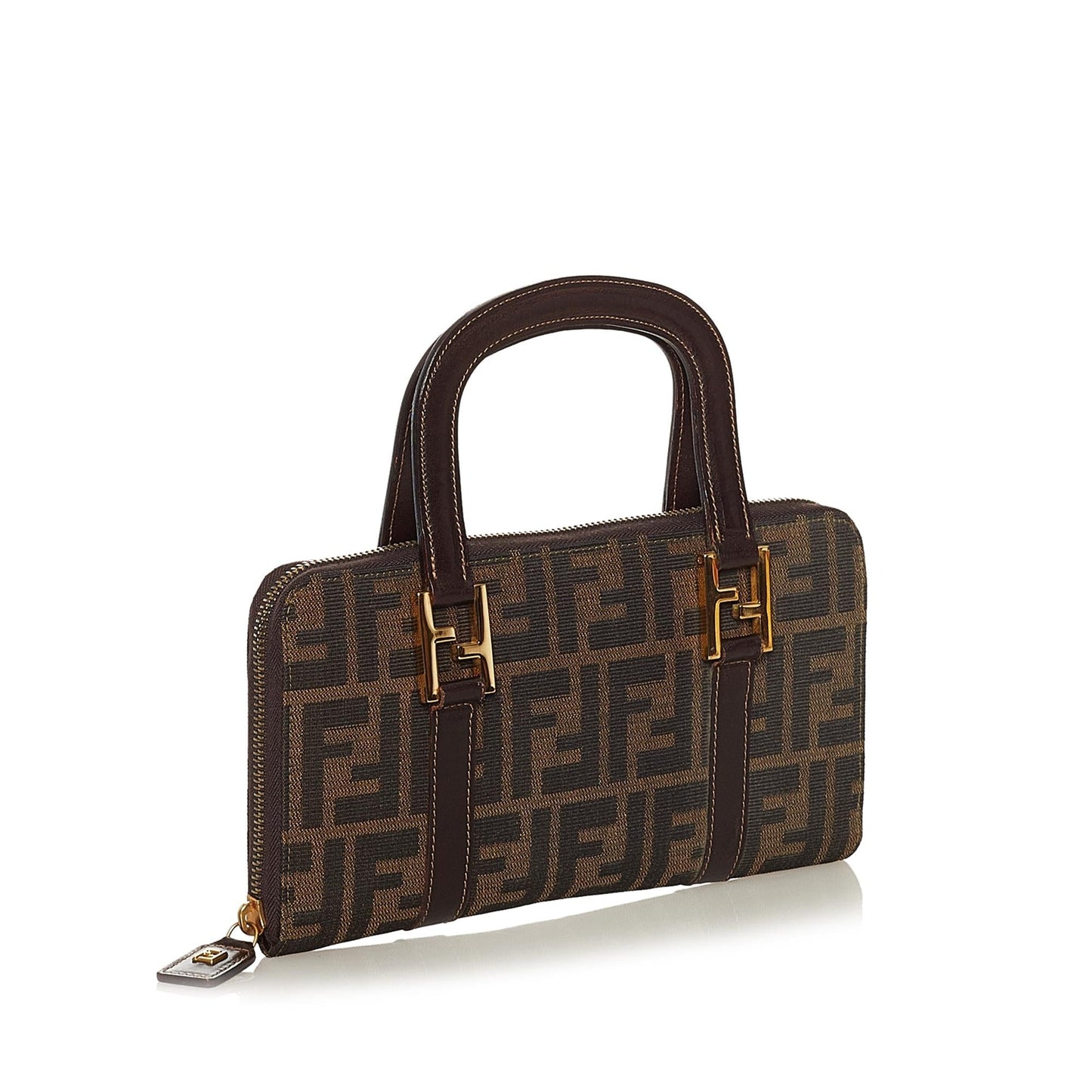 Luxury FendiZucca Canvas Handbag (SHG-34608)