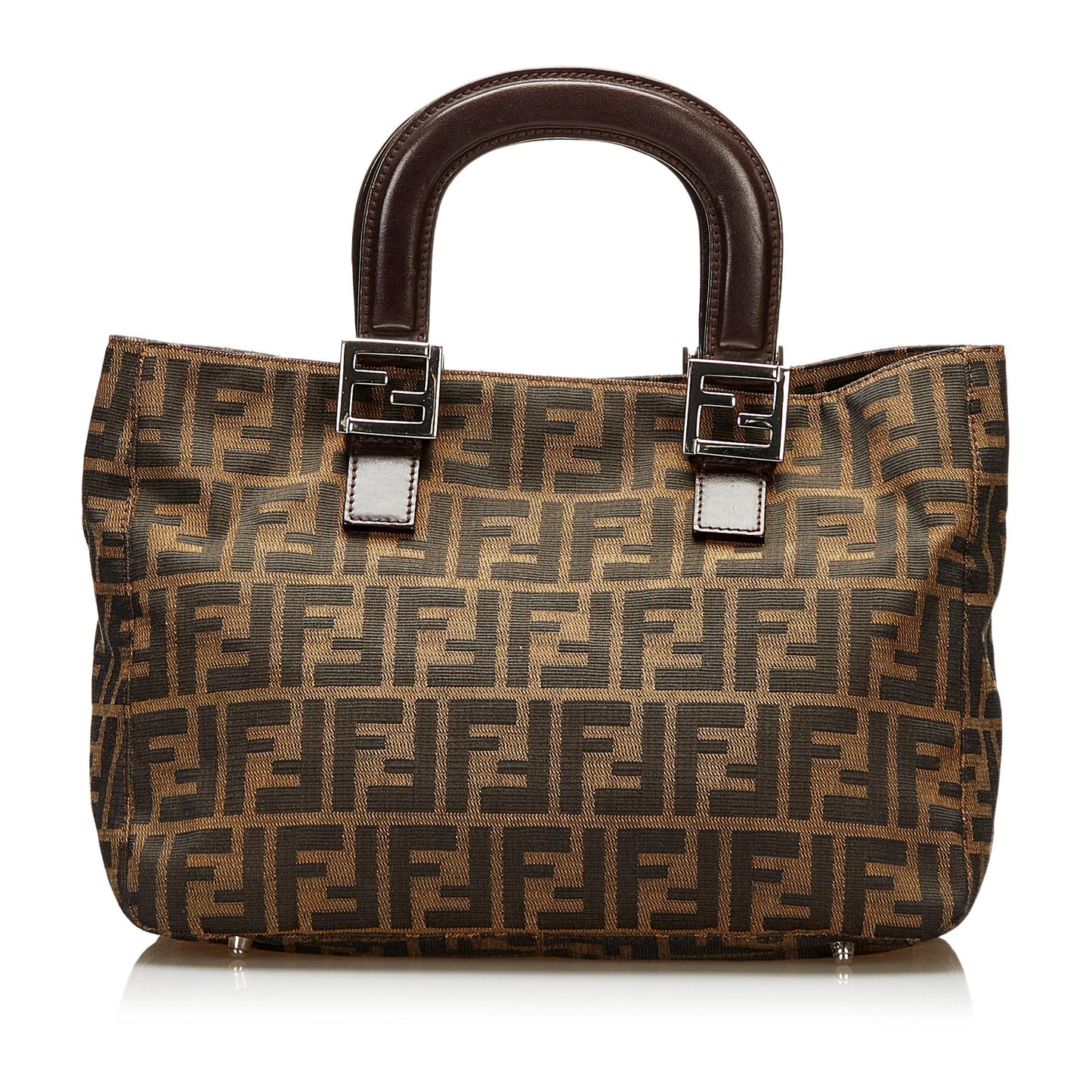 Luxury FendiZucca Canvas Handbag (SHG-35839)