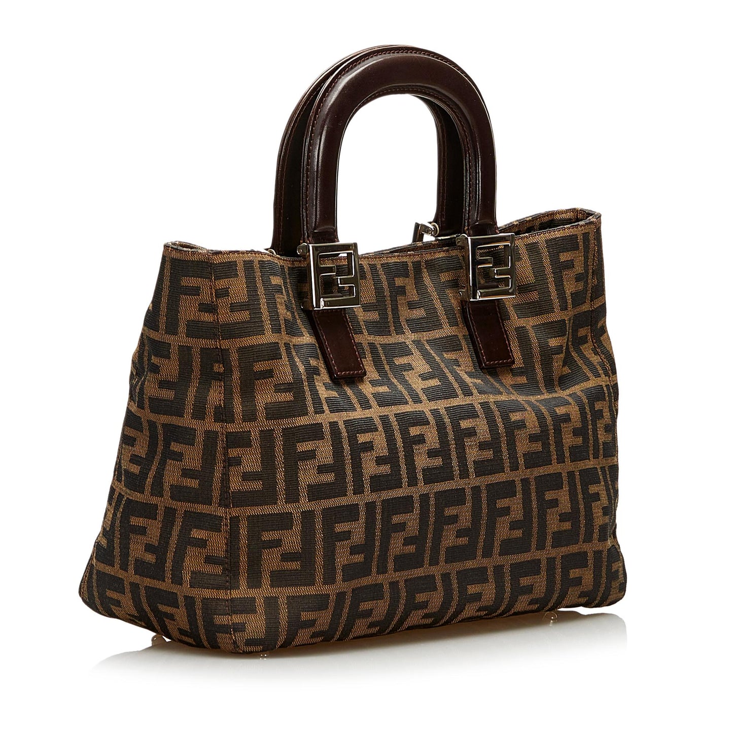 Luxury FendiZucca Canvas Handbag (SHG-35839)