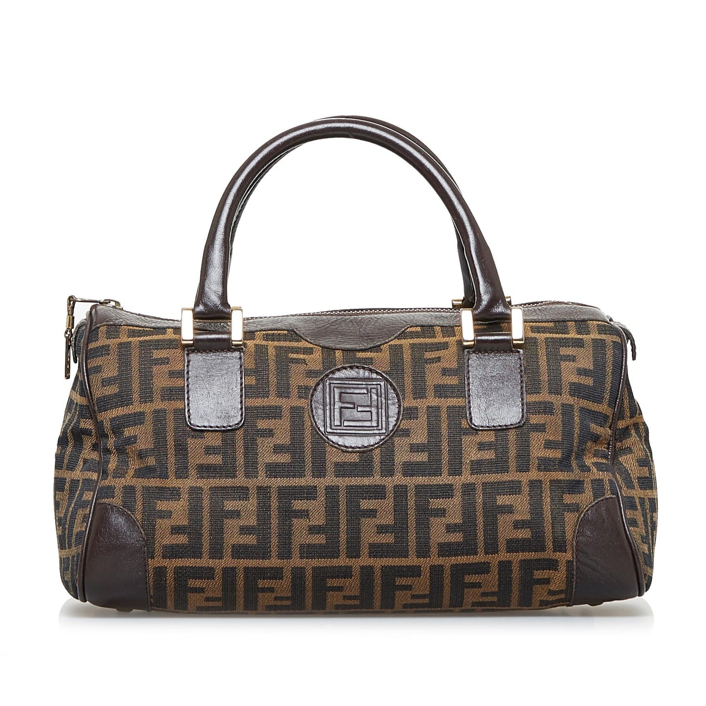 Luxury FendiZucca Canvas Handbag (SHG-IjGucc)