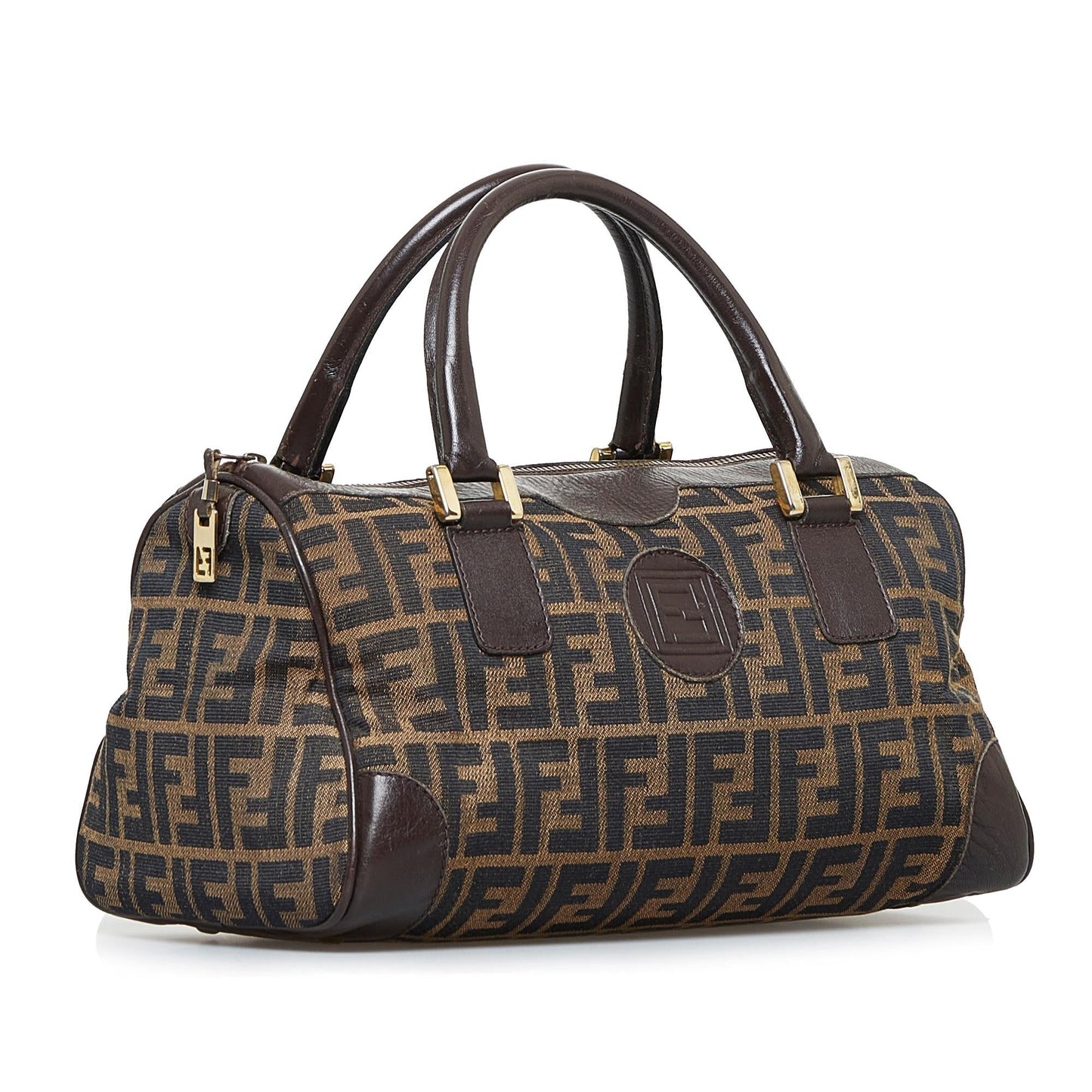 Luxury FendiZucca Canvas Handbag (SHG-IjGucc)