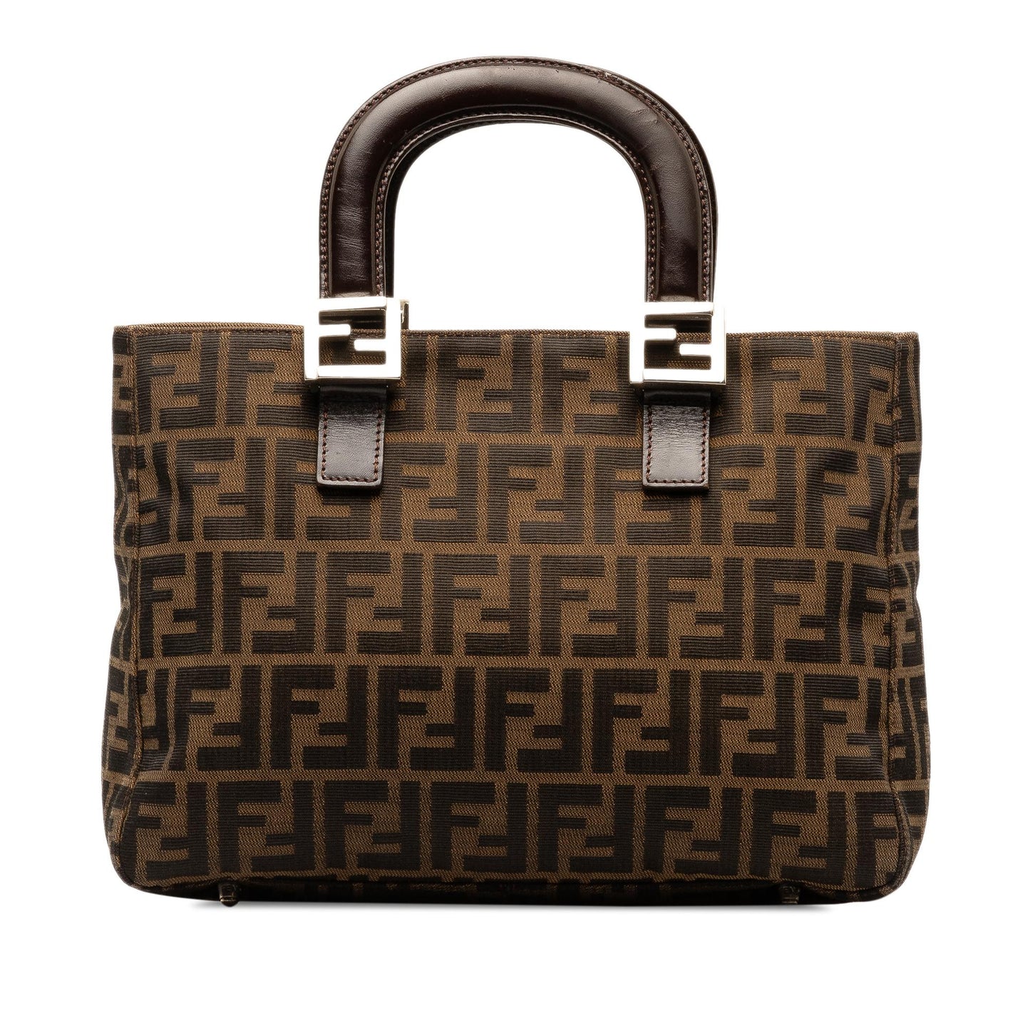 Luxury FendiZucca Canvas Handle Tote (SHG-yHeh88)