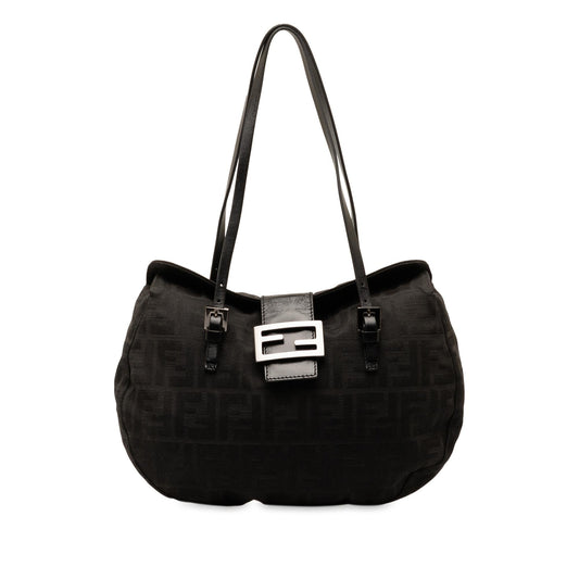 Luxury FendiZucca Canvas Hobo (SHG-QxBD1g)