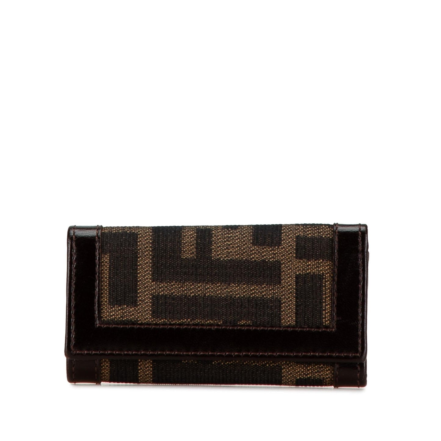 Luxury FendiZucca Canvas Key Holder (SHG-AvOj6a)