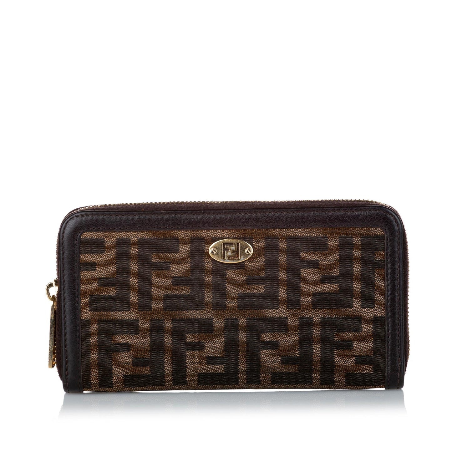Luxury FendiZucca Canvas Long Wallet (SHG-30594)