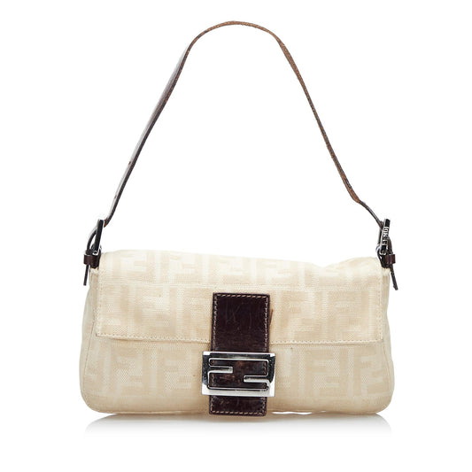 Luxury FendiZucca Canvas Mamma Baguette (SHG-36827)