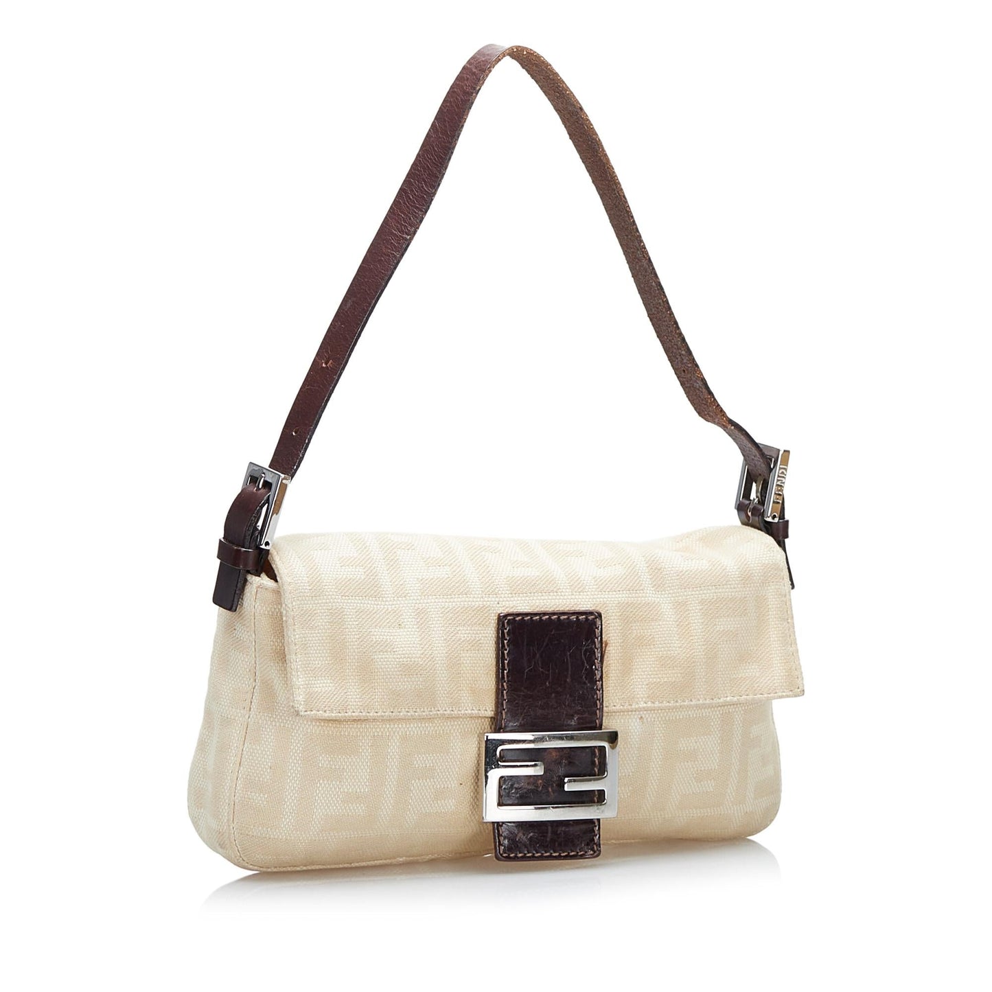 Luxury FendiZucca Canvas Mamma Baguette (SHG-36827)