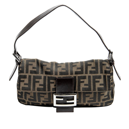 Luxury FendiZucca Canvas Mamma Baguette (SHG-yXolV3)