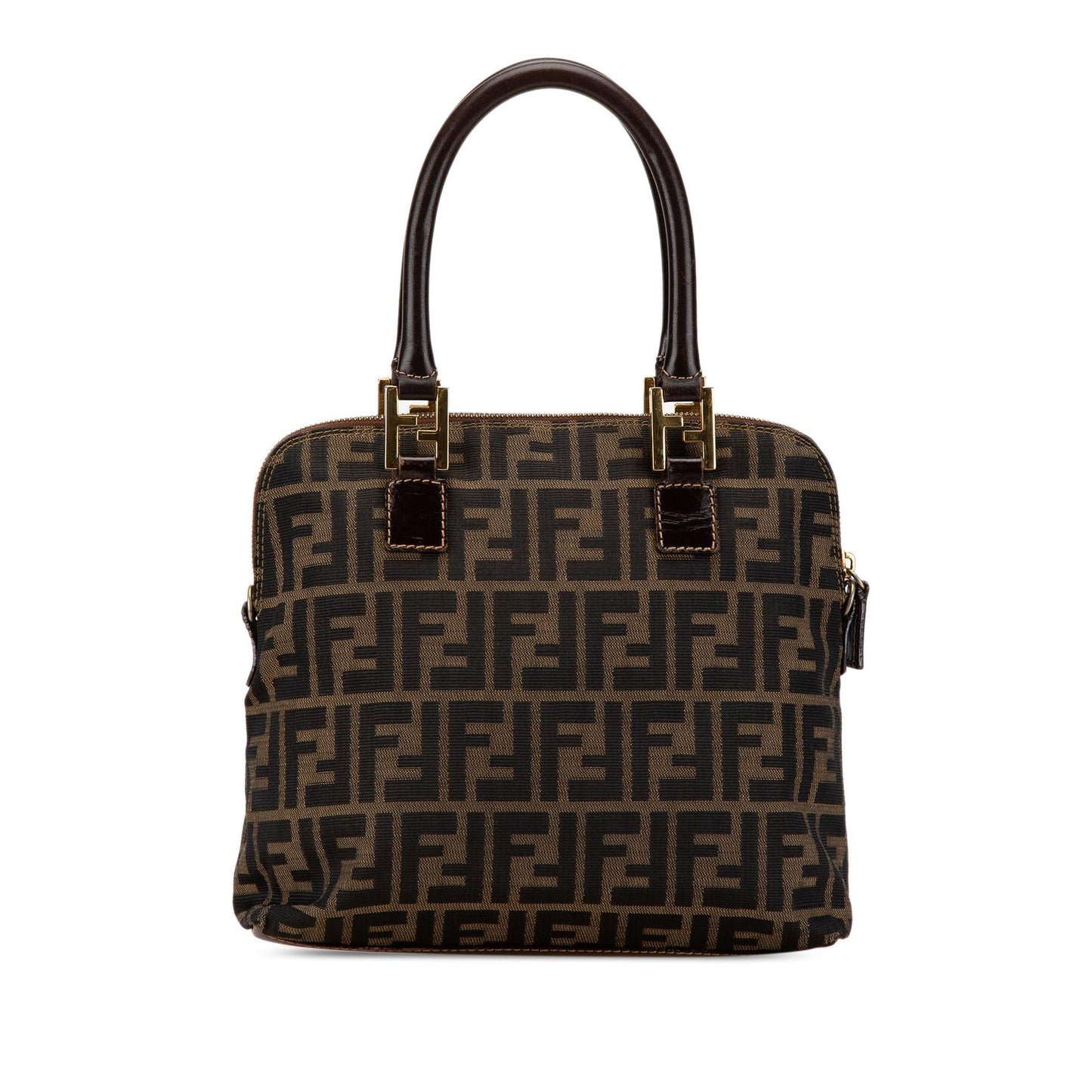 Luxury FendiZucca Canvas Satchel (SHG-VwjR6Z)