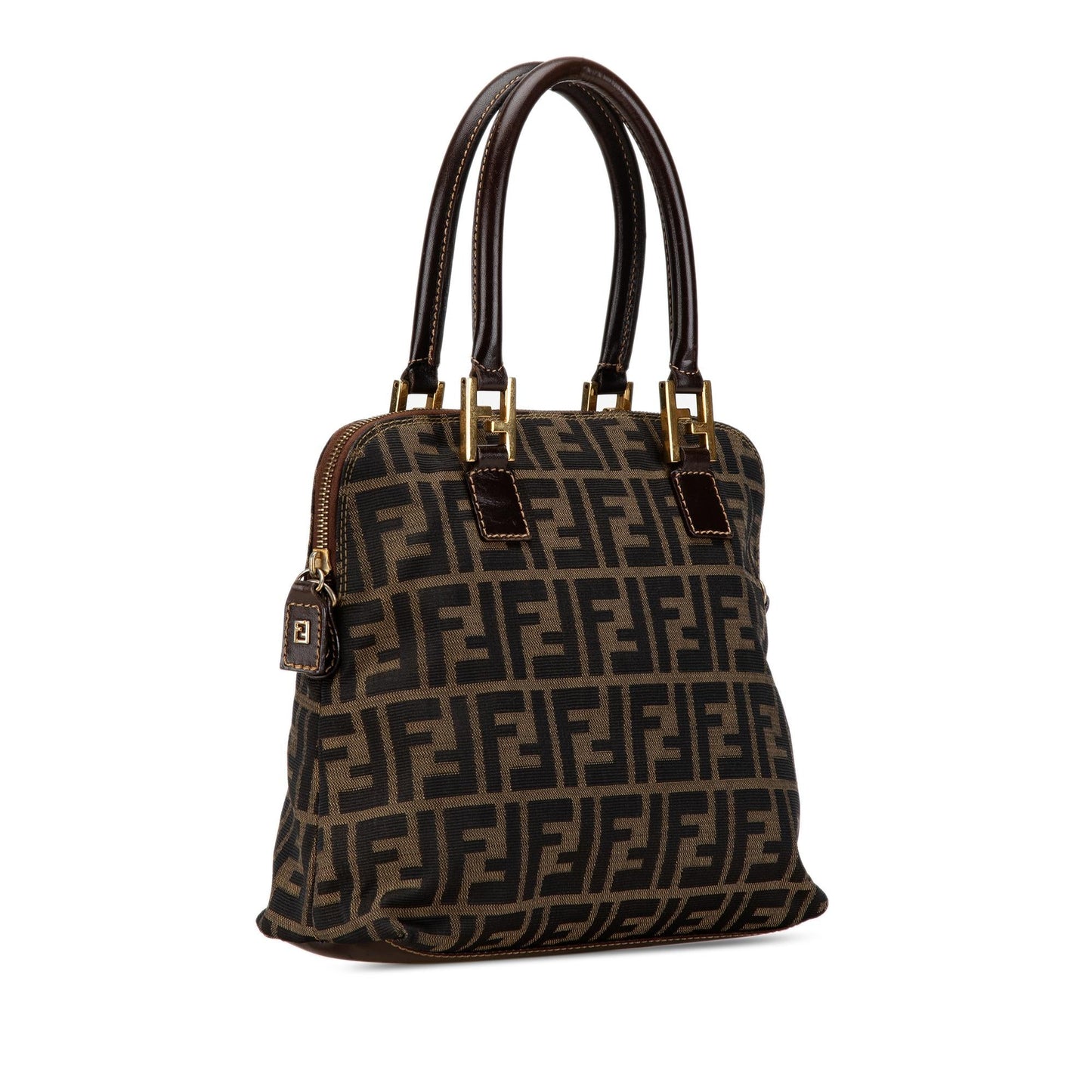 Luxury FendiZucca Canvas Satchel (SHG-VwjR6Z)