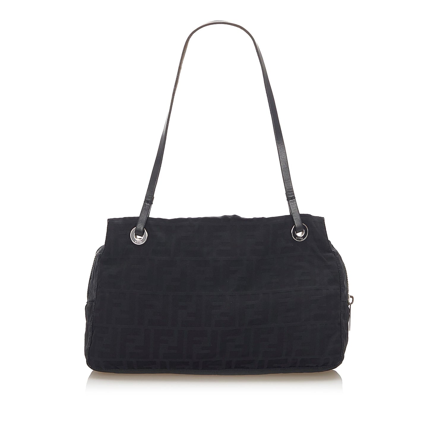 Luxury FendiZucca Canvas Shoulder Bag (SHG-22302)