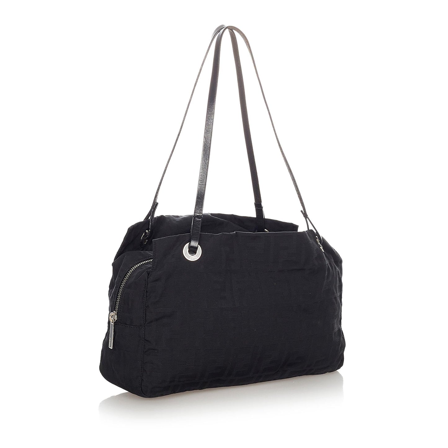 Luxury FendiZucca Canvas Shoulder Bag (SHG-23454)