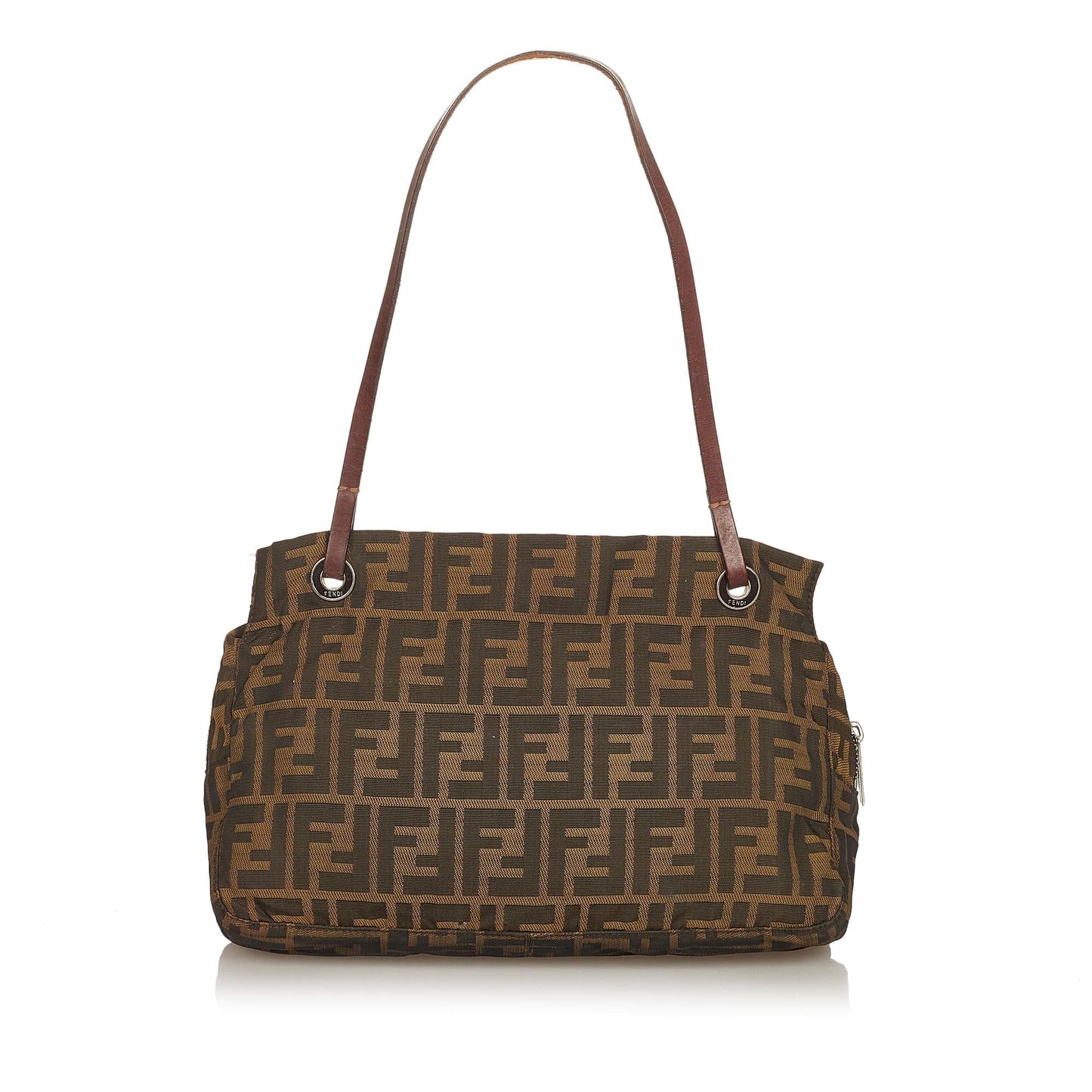 Luxury FendiZucca Canvas Shoulder Bag (SHG-26289)