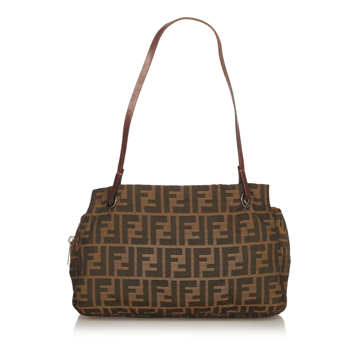 Luxury FendiZucca Canvas Shoulder Bag (SHG-26289)