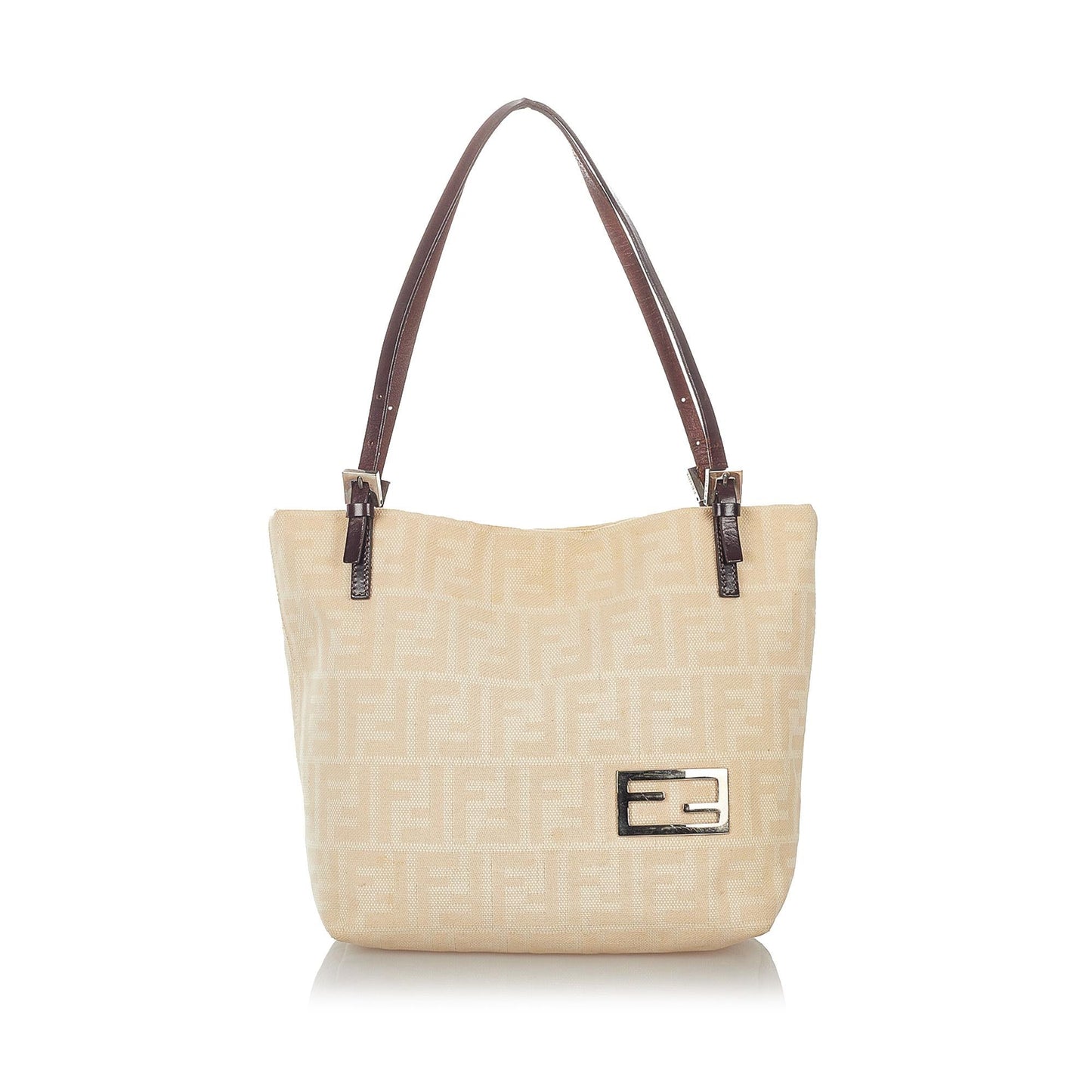 Luxury FendiZucca Canvas Shoulder Bag (SHG-27131)