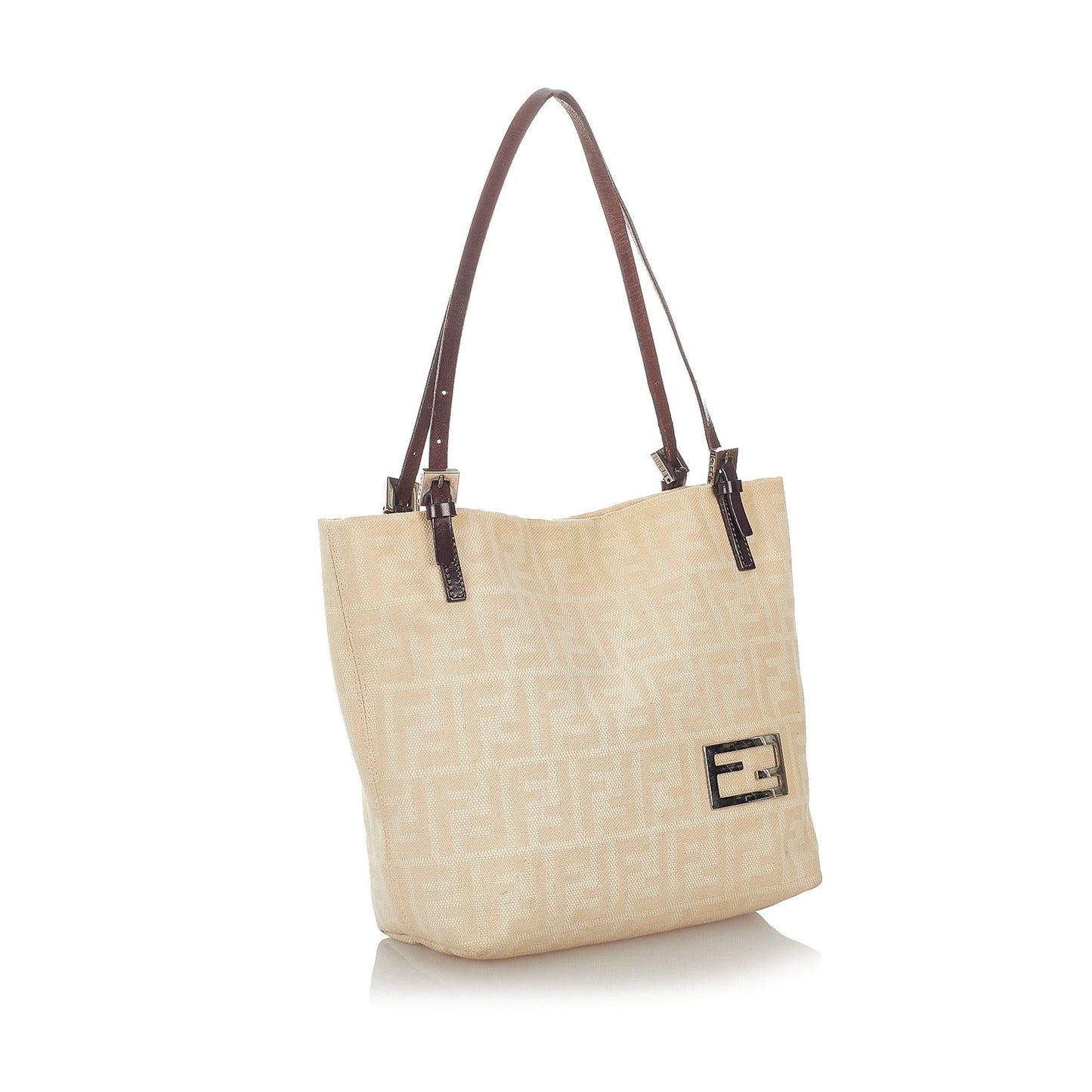 Luxury FendiZucca Canvas Shoulder Bag (SHG-27131)
