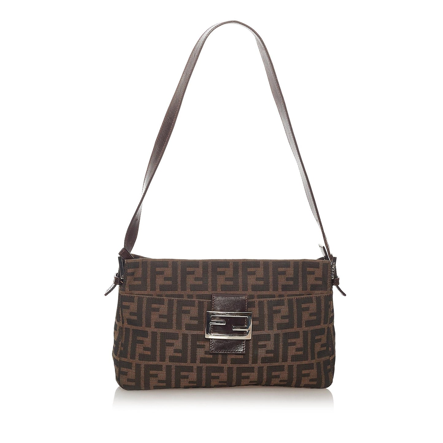 Luxury FendiZucca Canvas Shoulder Bag (SHG-27396)