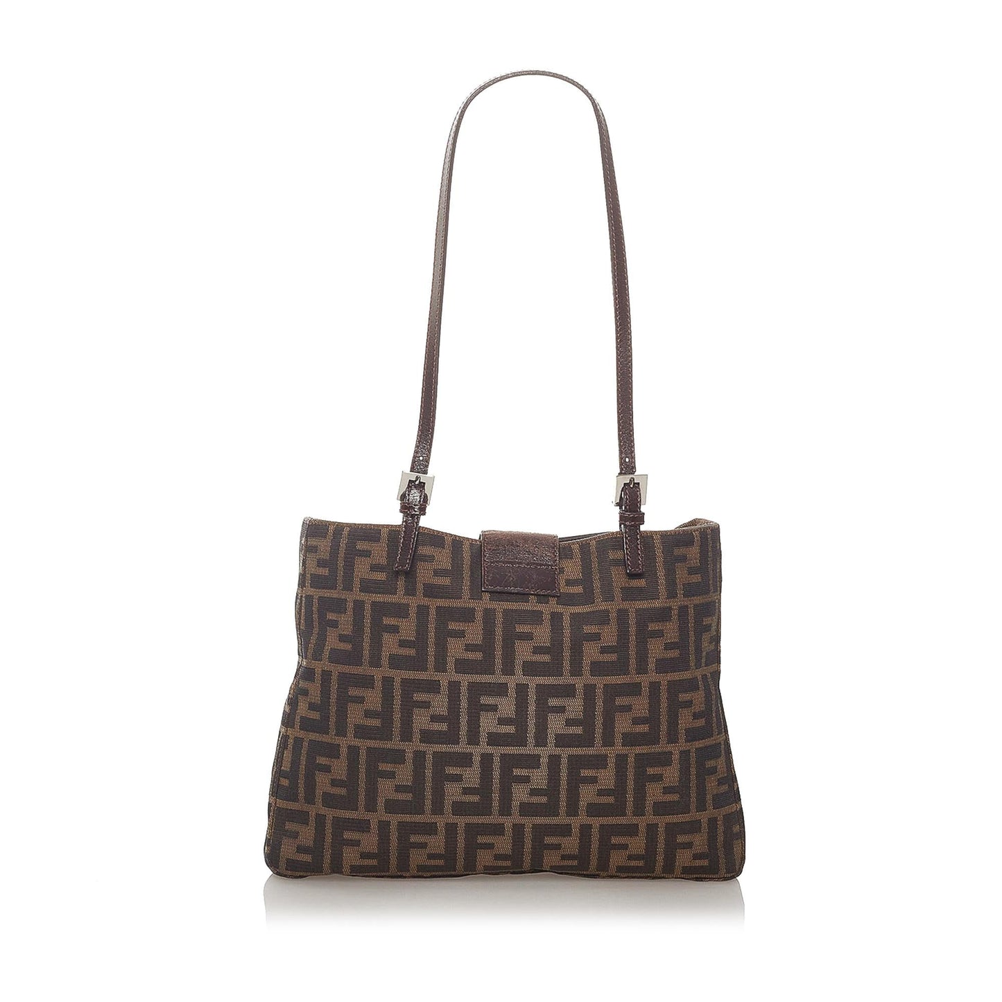 Luxury FendiZucca Canvas Shoulder Bag (SHG-28055)