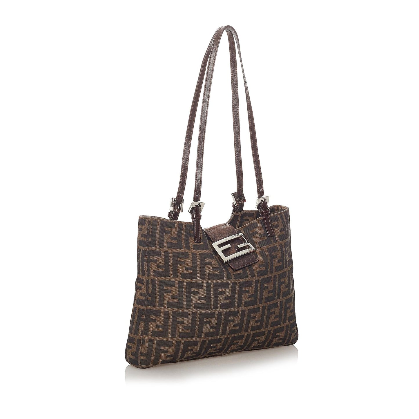 Luxury FendiZucca Canvas Shoulder Bag (SHG-28055)