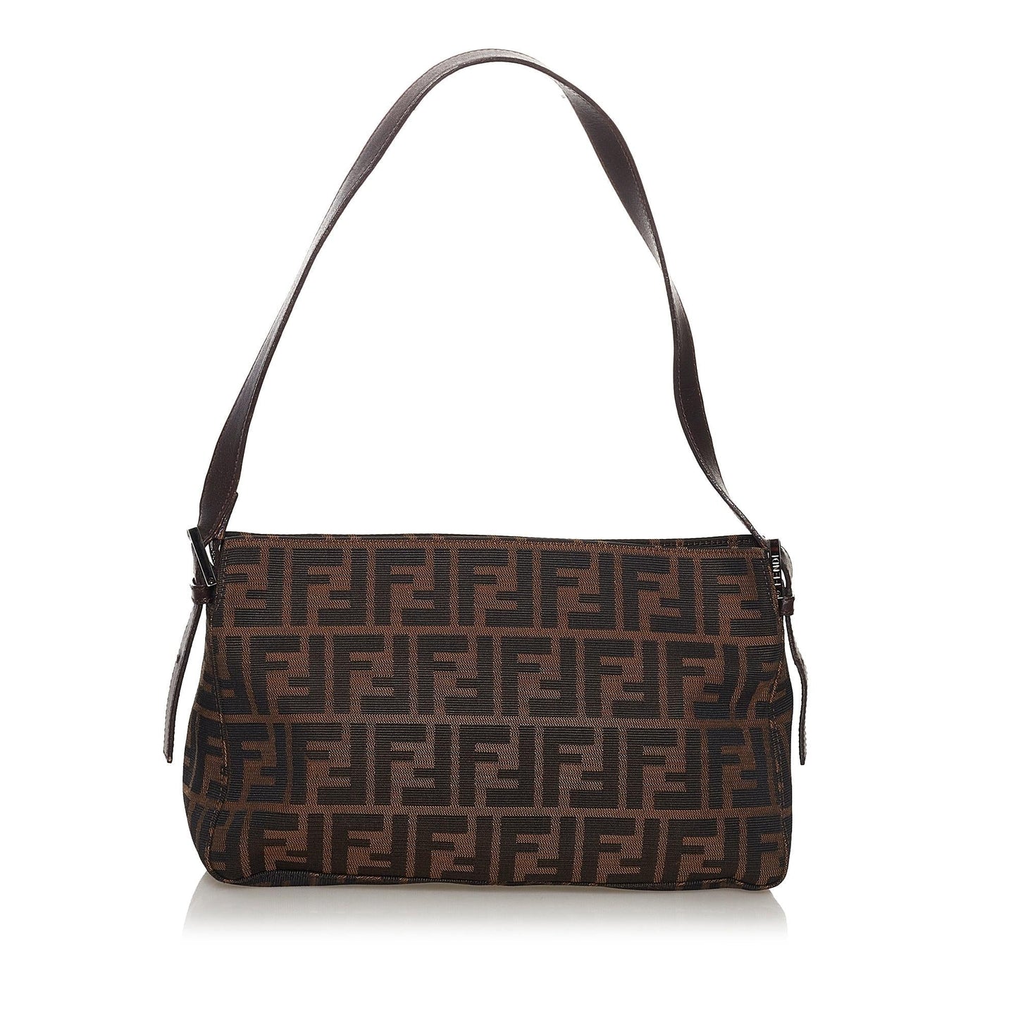 Luxury FendiZucca Canvas Shoulder Bag (SHG-33332)