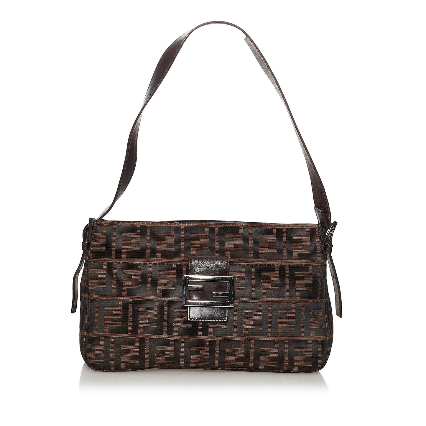 Luxury FendiZucca Canvas Shoulder Bag (SHG-33332)